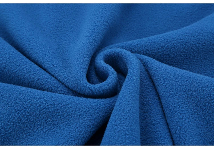 Soft Polar Fleece Jacket with Pockets Lightweight Outdoor Recreation Full Zip Coat.