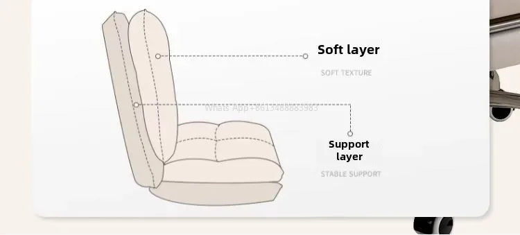 Heimcomputerstuhl, bequem, sitzend, Arbeitszimmer, Büro, Schlafsaal, Schlafzimmer, faules drehbares Sofa