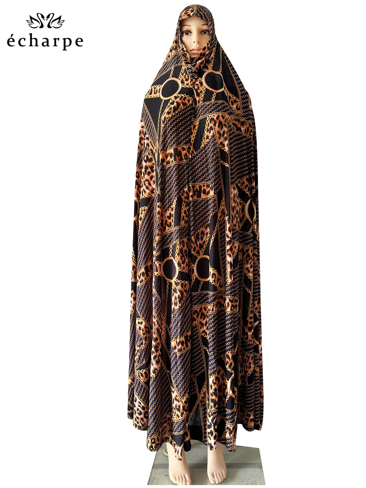 6XL Ramadan Muslim Pullover Sleeveless Dress Women Prayer Garment Arab Jibab Dubai Abaya Islamic Femmel Khimar Worship Robe