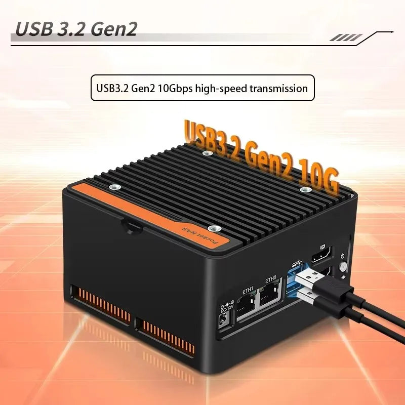 Mini PC Ιntel 12th Alder Lake-i3-N305 N100 Computer Windows 11 Pro Linux Ubuntu Dual LAN Home/Office Development NAS Computer.