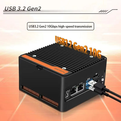 Mini PC Ιntel 12th Alder Lake-i3-N305 N100 Computer Windows 11 Pro Linux Ubuntu Dual LAN Home/Office Development NAS Computer.