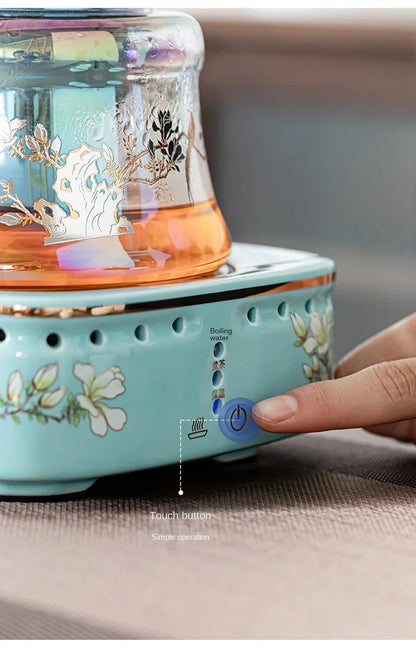 220V High-Temperature Resistant Electric Tea Stove & Tea Kettle Set for Home Use A.
