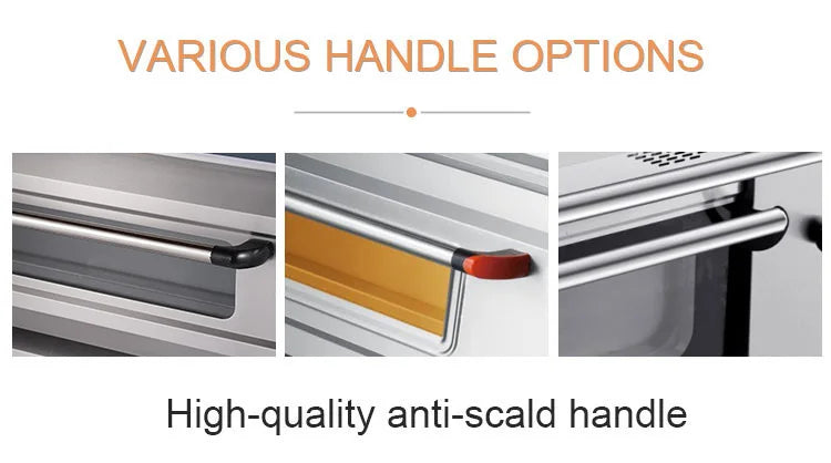 Commercial Baking Equipment 3 Deck 6 Tray Gas Electric Bakery Bread Deck Oven For Cake Pizza.