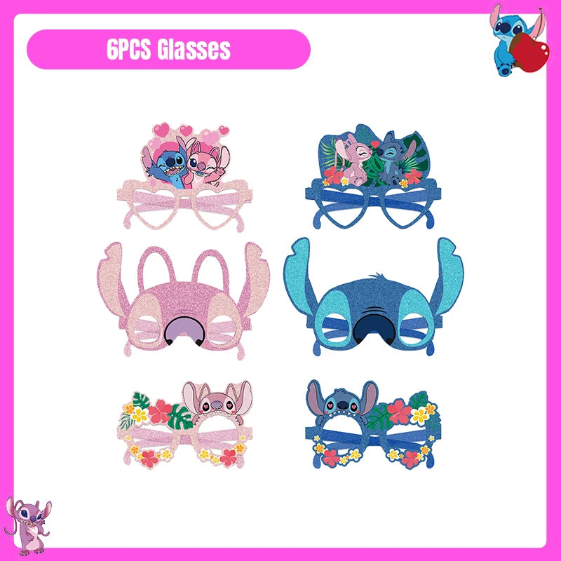 Disney Lilo und Stitch Party Dekoration Geschirr rosa Stitch alles Gute zum Geburtstag Party Thema liefert Ballon Hintergrund Tasse Teller