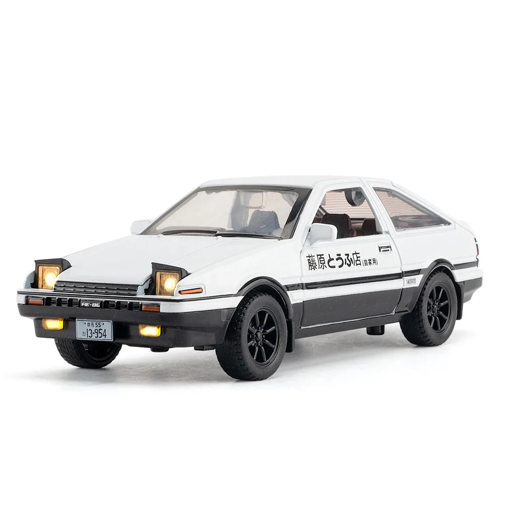 1:32 Simulation AE86 Metal Alloy Toy Car Diecasts Toy Vehicles Decoration Model Miniature Christmas Gift Toys For Children Boy