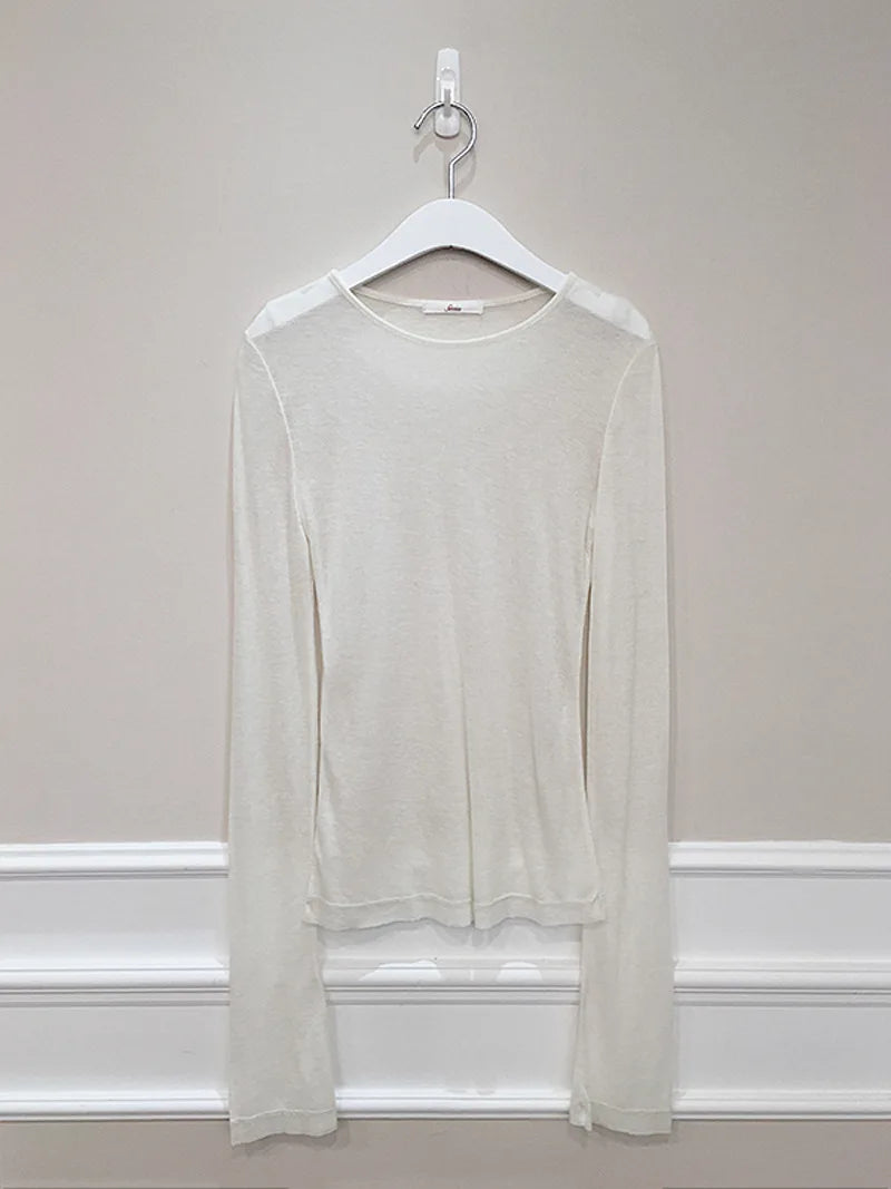 Sexy Shirt Women T-Shirt Long Sleeve Korean Style Slim Basic Elasticity Tshirt Top Womens Clothing T Shirt Femme