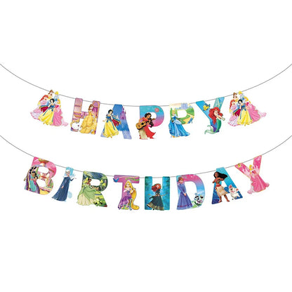 Disney Prinzessin Geburtstag Party Dekorationen Mädchen Kind Deco Disney Prinzessin Geburtstag Teller Servietten Tassen Geschirr Liefert Setup