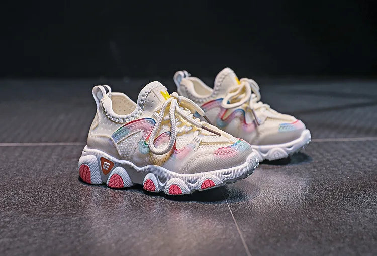 Children's Sports Shoes for Toddlers Boys Girls Little Kids Running Sneakers Air Mesh Breathable Soft Fashion Classic Casual New.