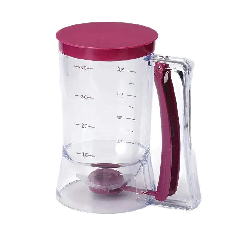 1 Pcs 900ml Batter Dispenser Hand-held Graduated Funnel Pastry Dough Dispensador For Pancake Cupcakes Cake.