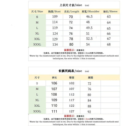 Autumn and winter new thick baseball suit casual men's stand collar cardigan coat matching color sports long sleeve pants suit.