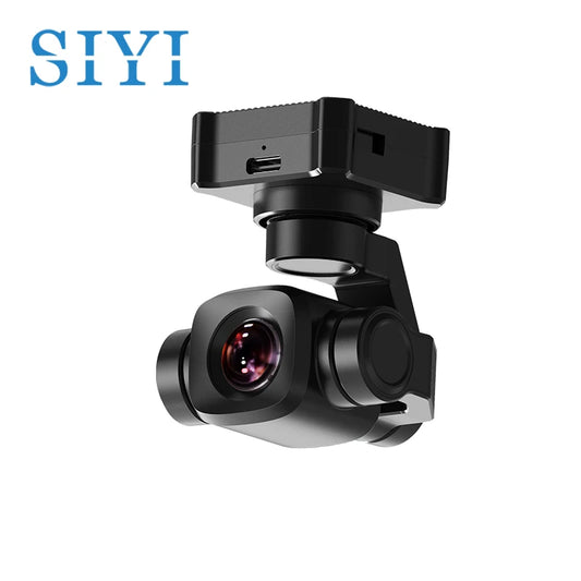 SIYI A8 mini 4K Gimbal Camara 8MP Ultra HD 6X Digital Zoom Gimbal Camera with 1/1.7" Sony Sensor 95g Lightweight 55x55x70mm.