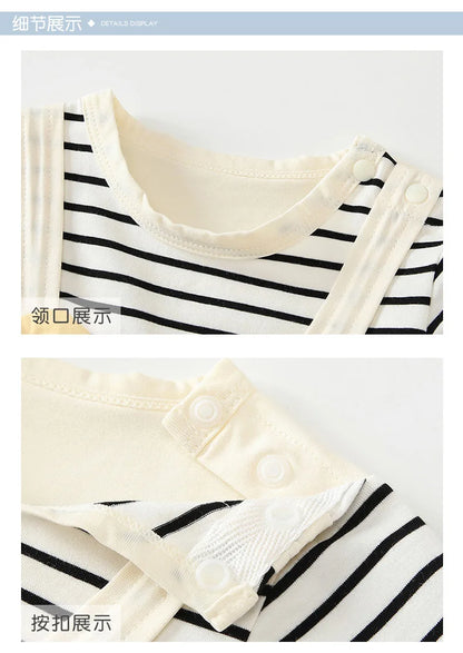 Neugeborene Kleidung Cartoon Winnie the Pooh Bequemer und weicher Sommer Jungen und Mädchen 0-24 Kurzarm Baby Overall.