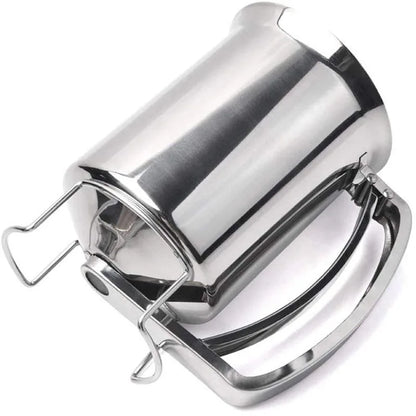 Steel Batter Dispenser with Rack Dough Funnel Cupcake Baking Dispenser Kitchen Tools.