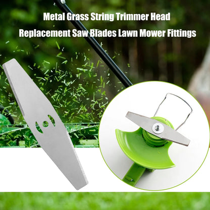 10-1 stücke 15 cm Ersatz Sägeblätter Metall Gras String Trimmer Kopf Rasenmäher Fitting Teile Garten Power werkzeug Ersatz Klinge