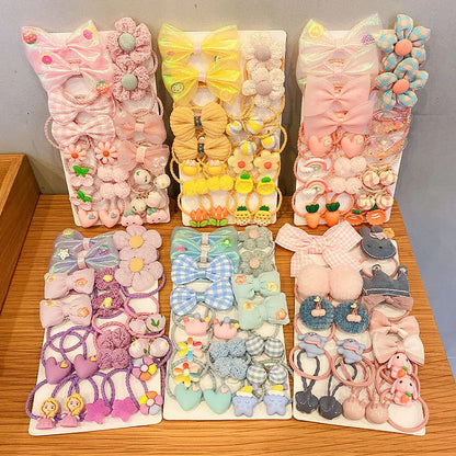 Flower Bow Tie Leather Band Headband Sweet Hair Accessories Baby Does Not Hurt Hair Lovely Headwear Hair Loop.