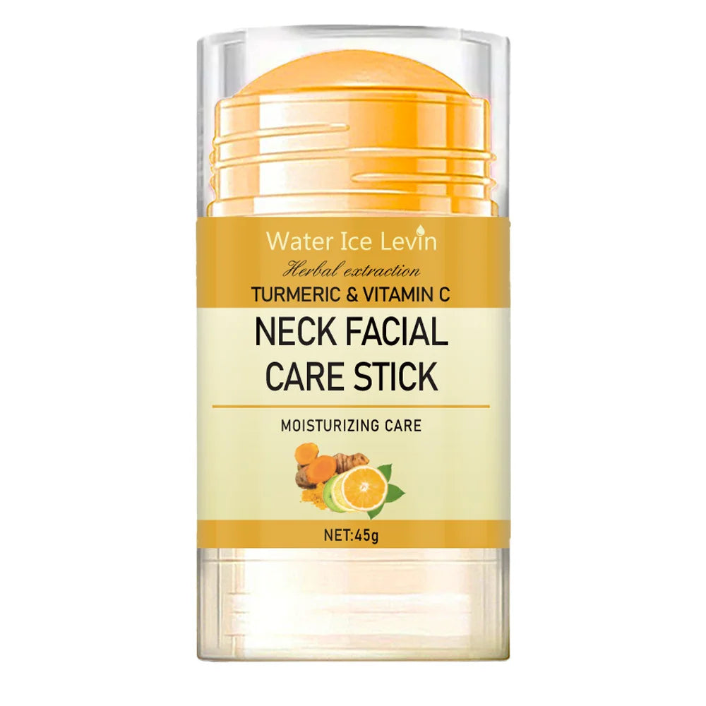 Turmeric&Vitamin C Neck Facia  Care Wrinkle Lines Lifting Whitening Tighten Double Chin Anti-age Rejuvenation Skin Care Product.