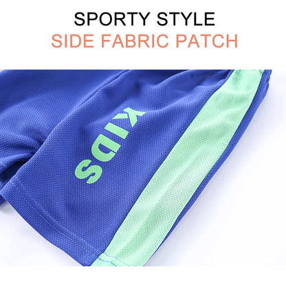 Kids Clothes Set Boy Girl Shorts and Short Sleeves Summer Clothing Sport Casual Children Top and Bottom Clothes Set.