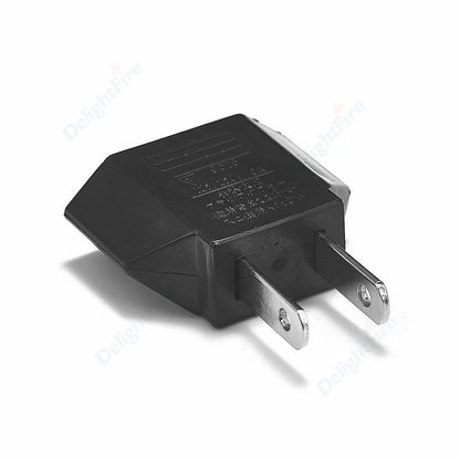 US-Elektrostecker-Adapter, europäisch, EU auf US, Amerika, China, CN, Kanada, CA, Reiseadapter, 2-poliger Stecker, Typ A, Konverter, Netzteil.