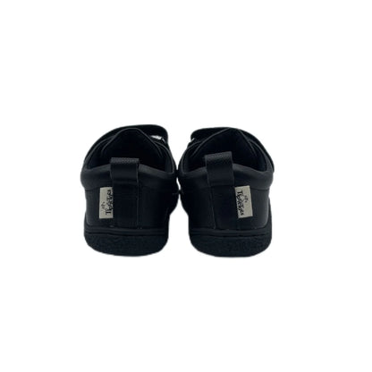 Tipsietoes New 2025 Genuine Leather Shoe For Girls And Boys Kids Barefoot Sneaker Light Weight Minimalist Elastic Double Strape.