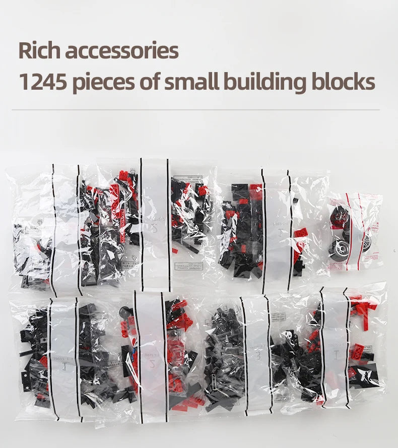 Mould King 10012 Technical Car Model Toys The Eldorado Set Building Block Assembly Creative Brick Kids Christmas Gift.