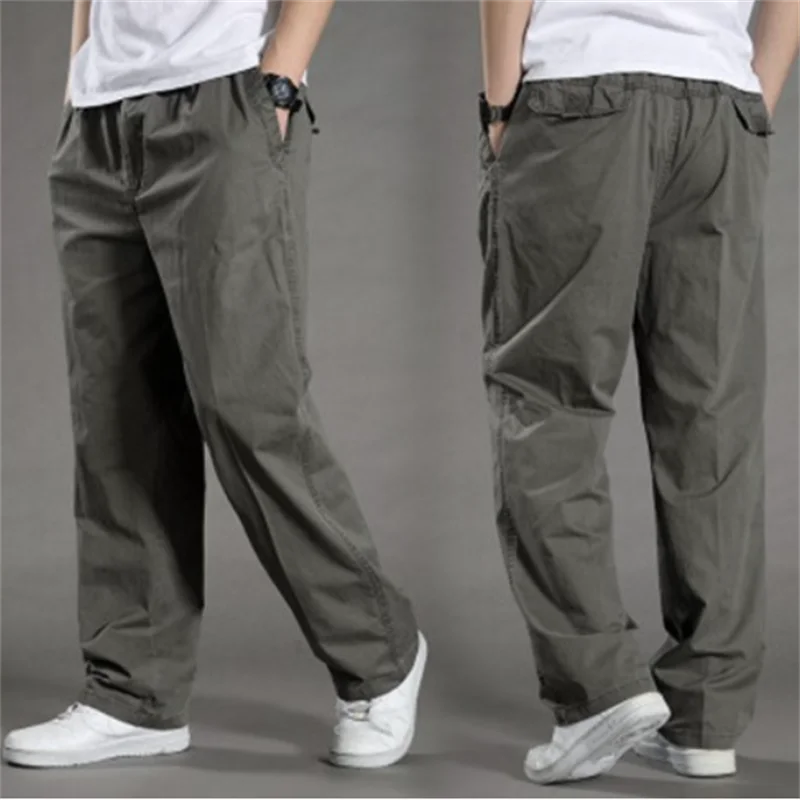 FGKKS 2024 Outdoor Casual Pants For Men Solid Color Large Pocket Breathable Pants High Quality Design Hot Casual Pants For Men.