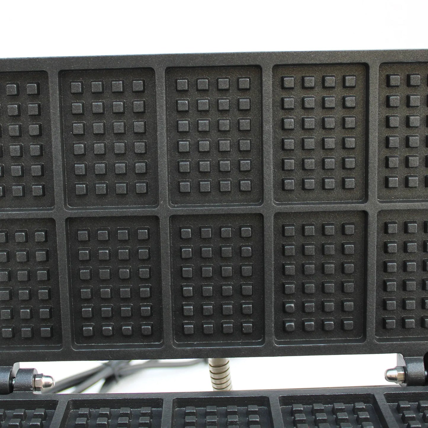 Sweetmile Stainless steel waffle iron Waffle maker 10 grid non-stick pan Commercial Waffle Maker Machine 1500W 50~300℃.