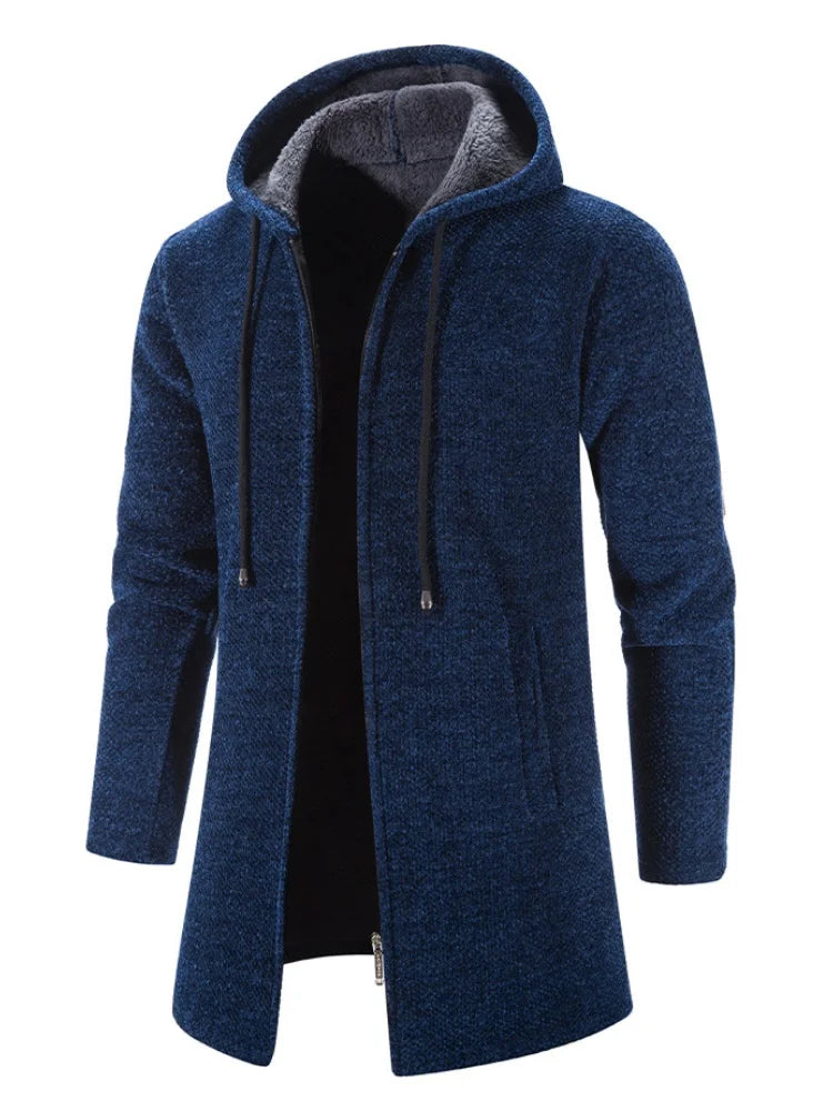 2025 Sweatwear Men's Hoodies Long Sleeve Sweatshirts for Men Zipper Hooded Mens Oversize Winter Top Jacket Coat Black Sweater.