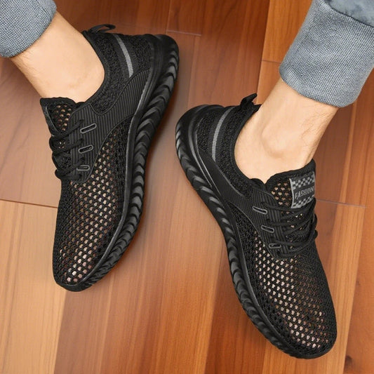 Sommer Herren Sneakers atmungsaktive und leichte Herren Casual Tennis Sneakers Hollow Mesh Herren Laufschuhe Tenis Masculino