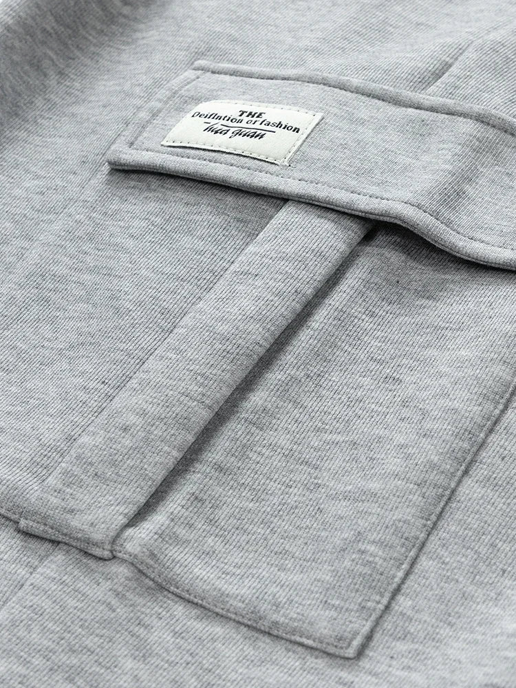 Männer Casual Hosen Neue Jogginghose Männer Multi-Taschen Kordelzug Baumwolle Beiläufige Breite Hosen Männliche Lose Gerade Hosen Größe 8XL.