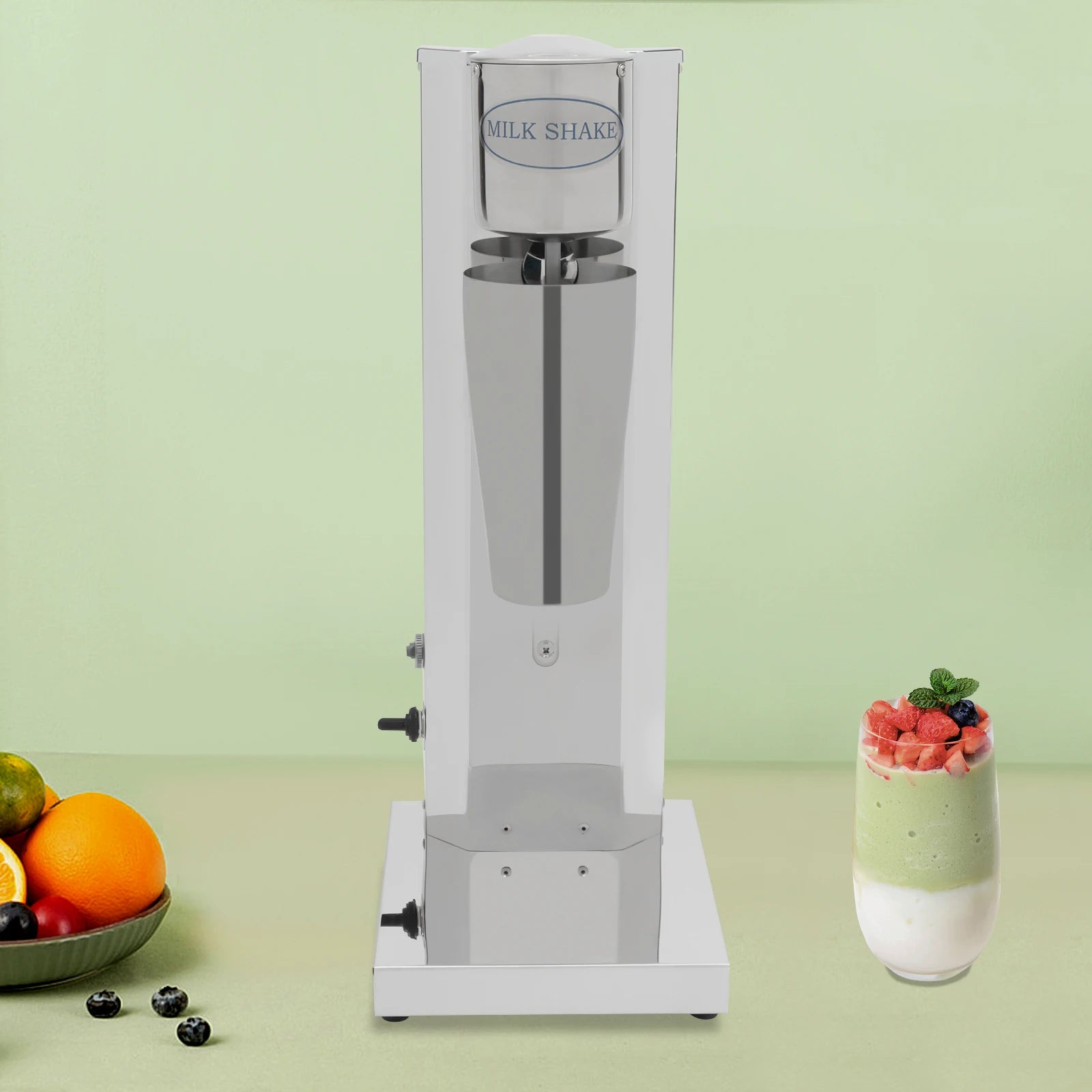 180W 650ML Commercial Milk Shake Machine Stainless Steel Milkshaker Machine 18000rpm Milk Cream Mixer.