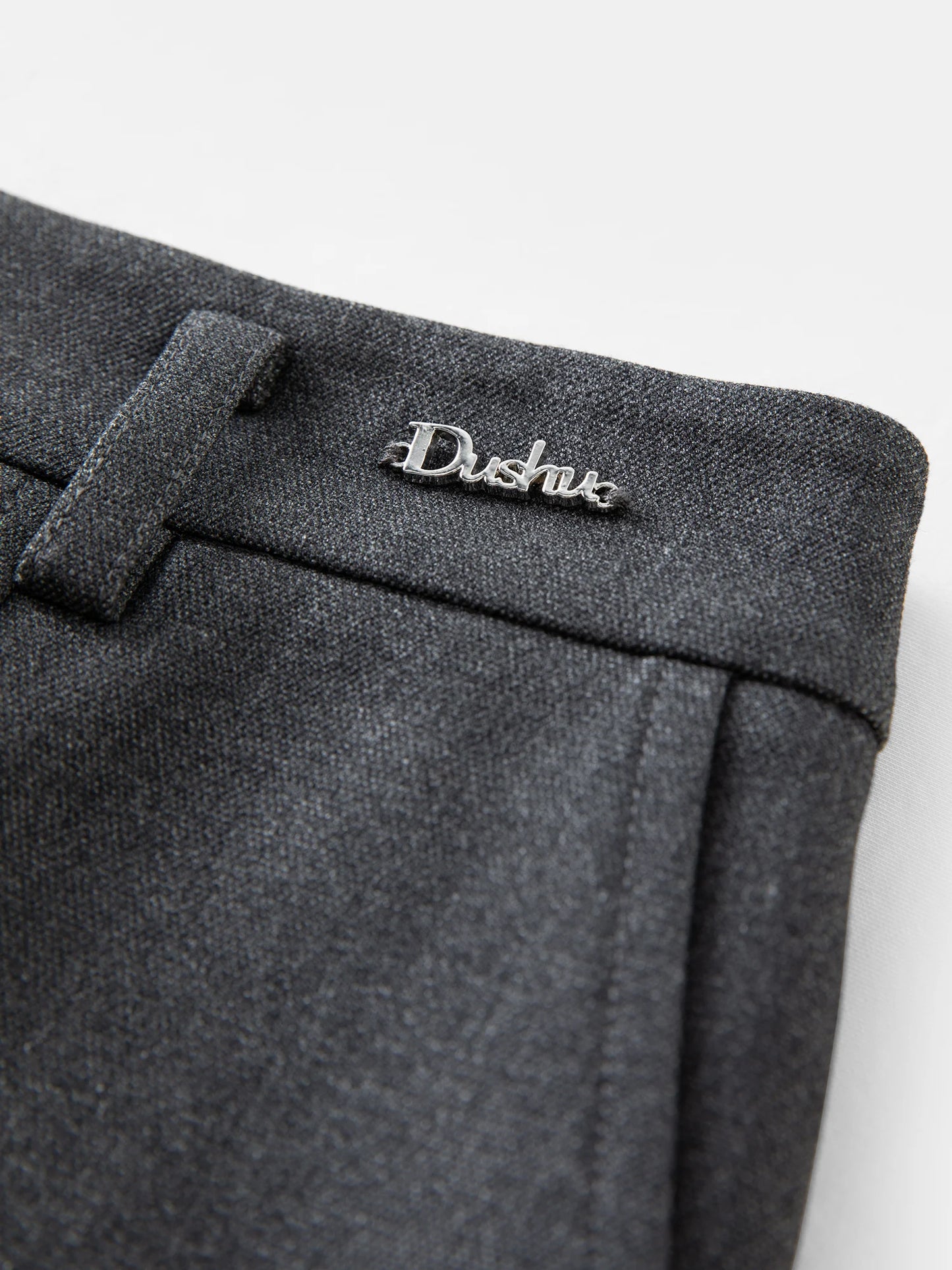 DUSHU Winter 2025 Women's A-Line Pleated Skort - Office Workwear Skirt with Elastic Waist Figure-Flattering for Casual Comfort.