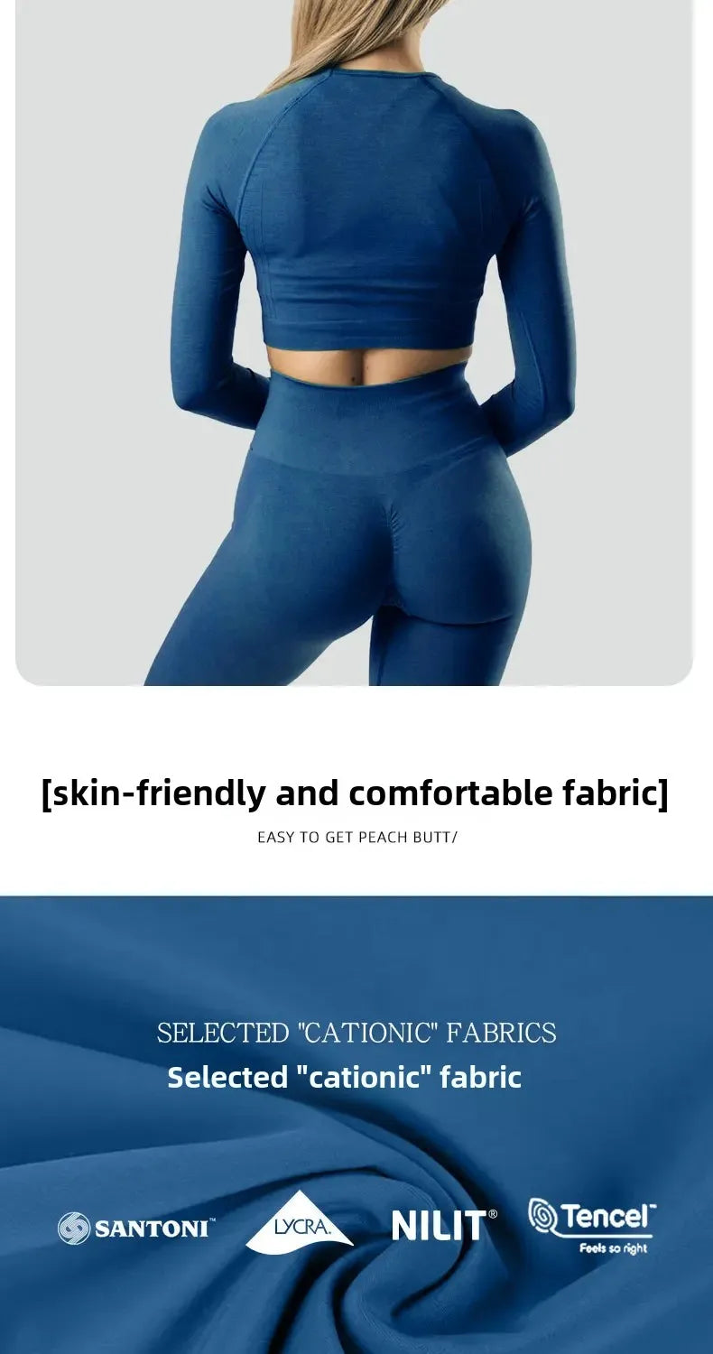 Seamless Long Sleeve Sports T-Shirt Slimming Outerwear For Fitness Running Yoga Summer Wear High Quality Top For Men And Women.