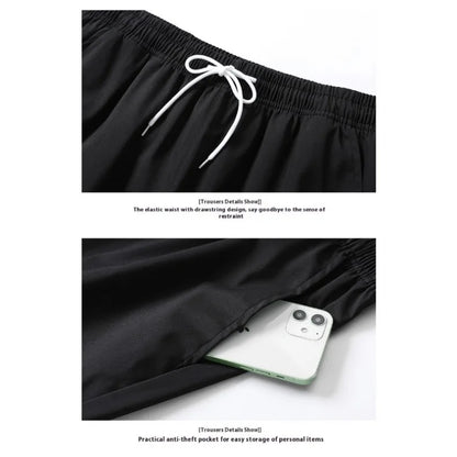 Spring and Autumn Men's Hooded Sports Leisure 2-piece Sets New Fashion Jacket and Pants Hip Hop Casual Running Sportswear Men.