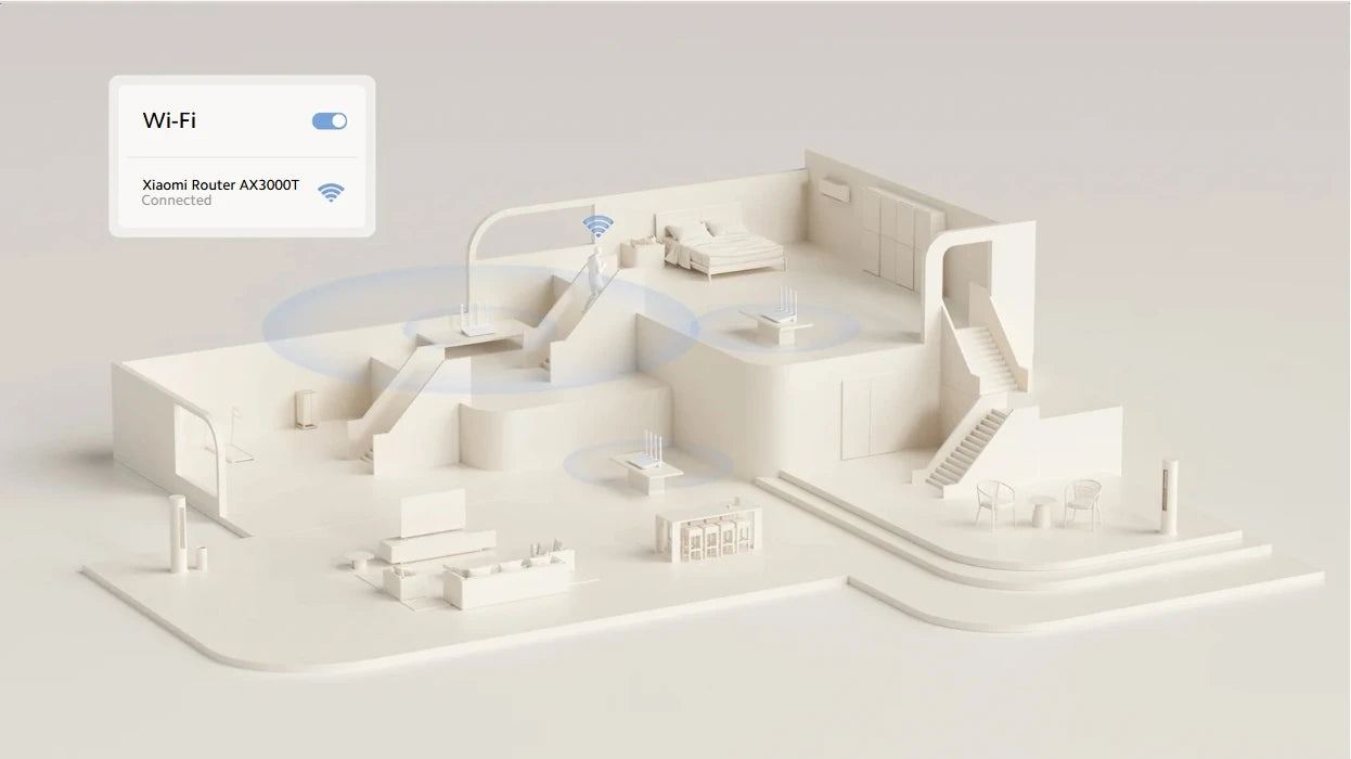 Xiaomi Router AX3000T 2.4G 5G Mesh Technology WiFi 6 Efficient Wall Penetration Children Online Protection WiFi Router Repeater.