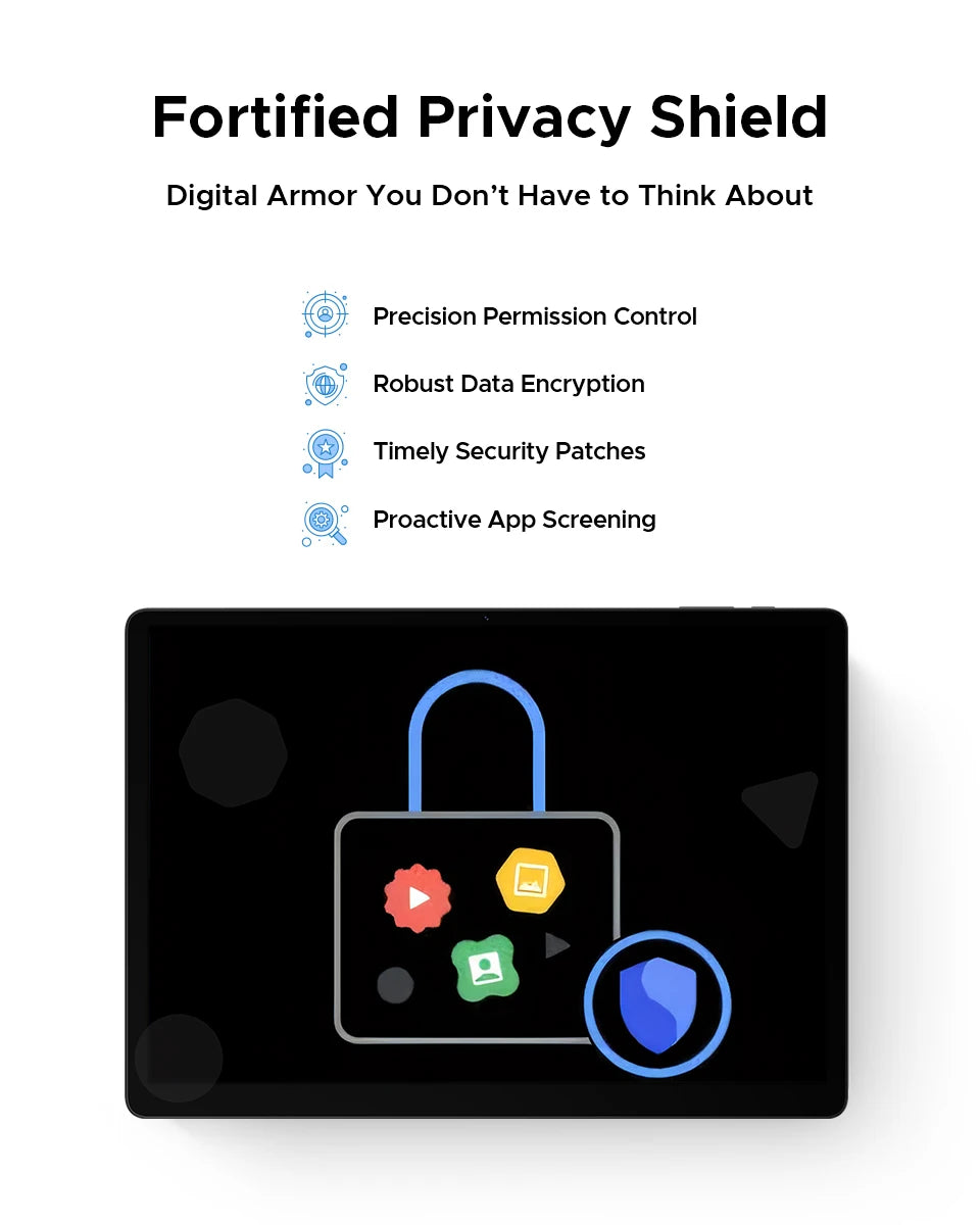 Doogee Tab E3 Max 2 in 1 Tablet Pc 14" 2.1K Display Android 15 32Gb (8+24) 256Gb 13500Mah Battery Qual Speaker Helio G100 Tablet