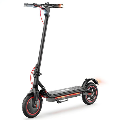 ISCOOTER W7 Electric Scooter Adults 650W motor 36V10.5Ah E-Scooter 8.5"Inflatable road Tires Foldable EScooter.