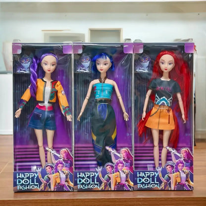 New Korean Wave Girl Group K-POP Witch Hunt Doll Rumi Mirazoi Toy Vinyl Doll Christmas Children's Birthday Gift.