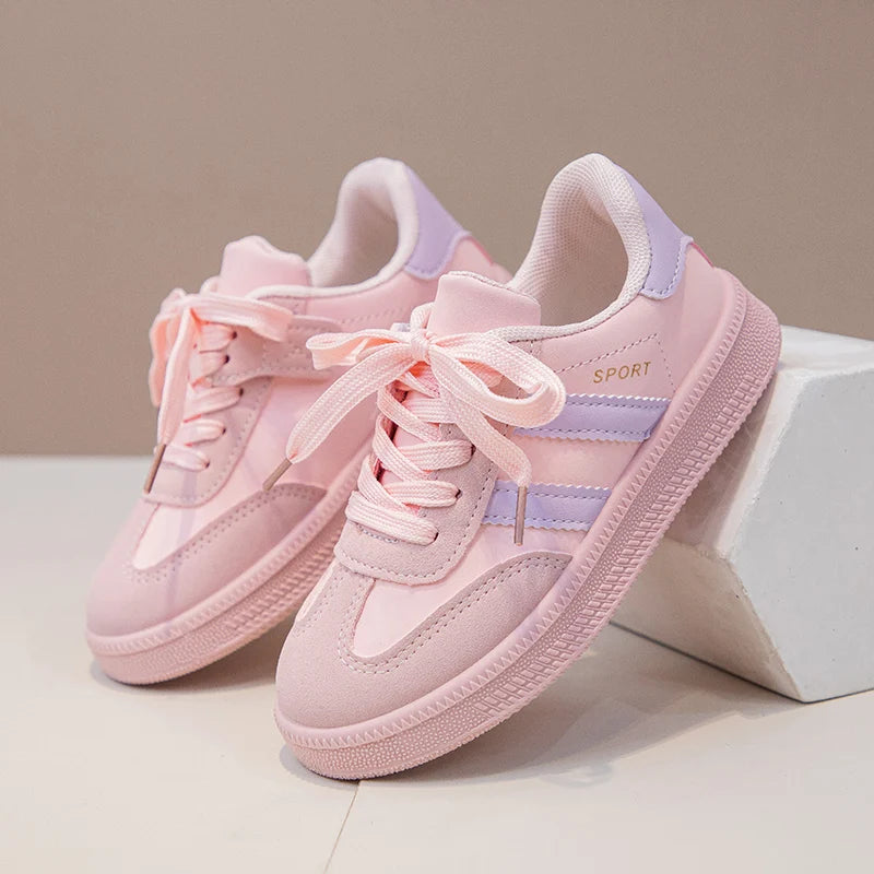 Children Tennis Shoes 2025 New Simple Kids Sneakers for Girls Patchwork Non-slip Boys Causal School Running Sneakers Non-slip