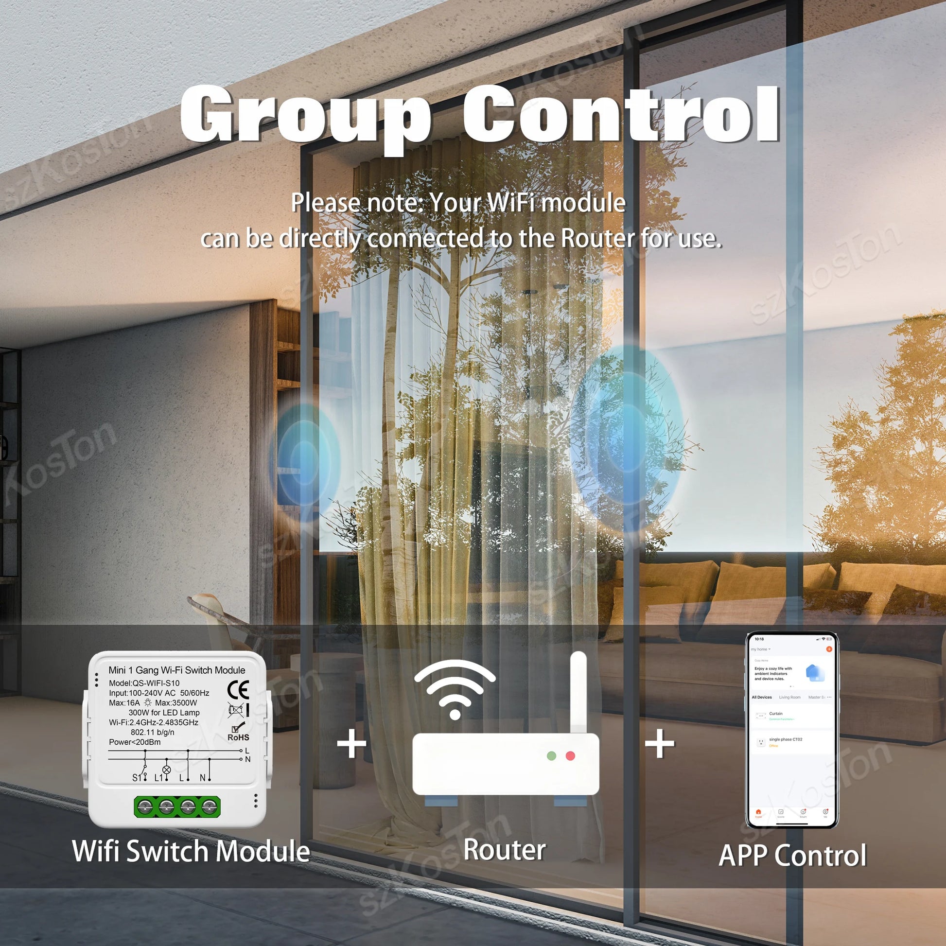 Tuya Smart WiFi Schalter 1/2/3 Gang Smart Home Licht Schalter Breaker Neutralleiter Erforderlich Remote App Timer Arbeit mit Alexa Google.