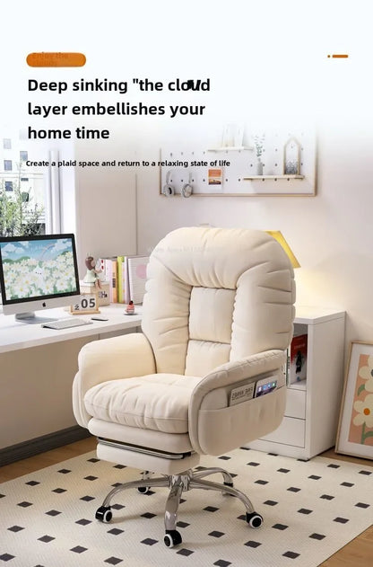 Heimcomputerstuhl, bequem, sitzend, Arbeitszimmer, Büro, Schlafsaal, Schlafzimmer, faules drehbares Sofa