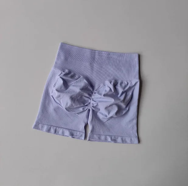 Peach Buttock Lifting Three-point Shorts Summer High Waisted Yoga Shorts Fashionable and Sexy Running Fitness Pants Solid Color