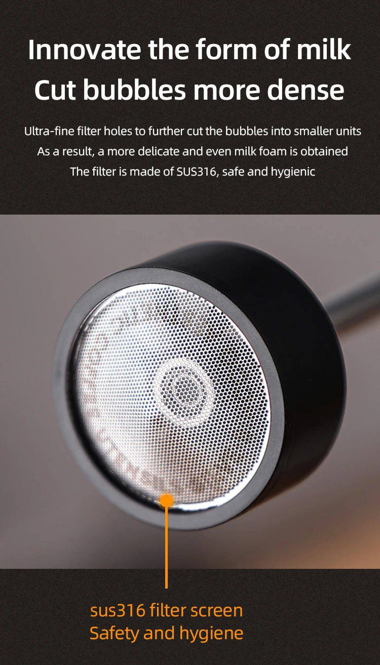 Bincoo New Milk Foamer Coffee Whisk Mixer Electric Blender Egg Beater Mini Frother Handle Stirrer Cappuccino Maker Cooking Tools.