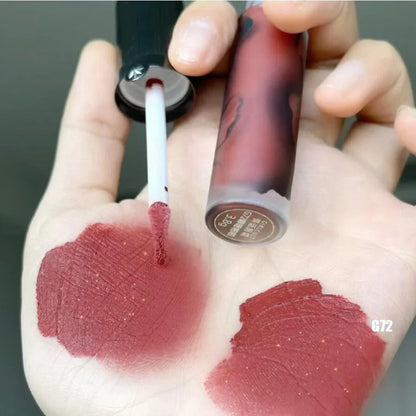 Girlcult Matte Nude Lipstick Velvet Cosmetic Long Lasting Waterproof Non-Stick Cup Lip Glaze Lip Makeup Gift for Girls and Women.