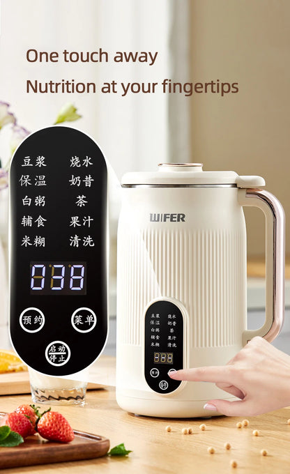 Automatic Soy Milk Machine Multifunctional Juicer Blender Home Wall Breaking Machine Soybean Milk Maker Breakfast Machine 220V.