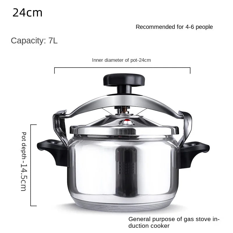 304 Stainless Steel Pressure Cooker Small Household Mini Explosion-proof Pressure Cooker Gas Induction Cooker Universal.
