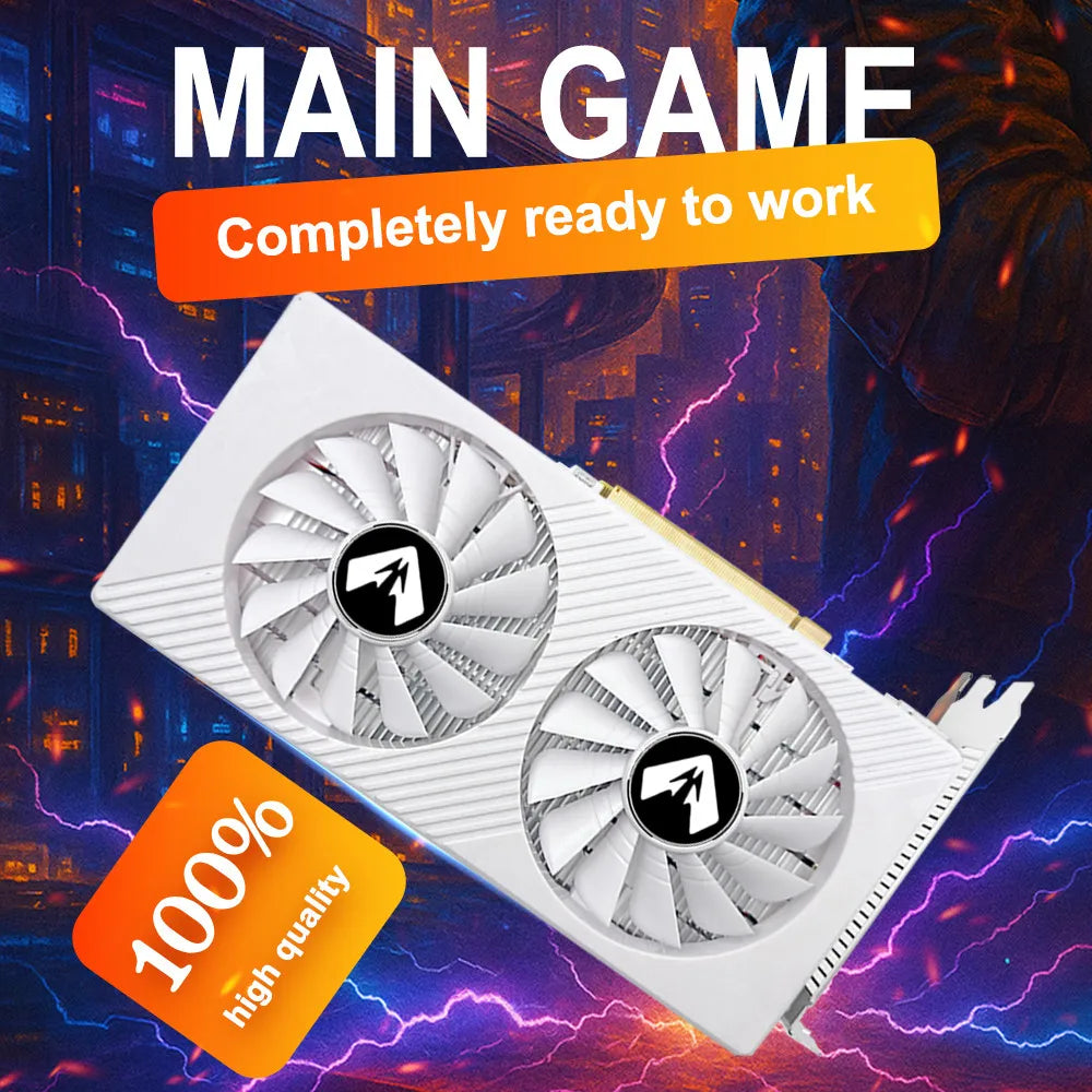 SOYO AMD Radeon RX580 8GB Gaming Graphics Card 2048SP GDDR5 256Bit PCIE 3.0 x16 DP DVI RX580 8GB GPU Desktop Computer Video Card.