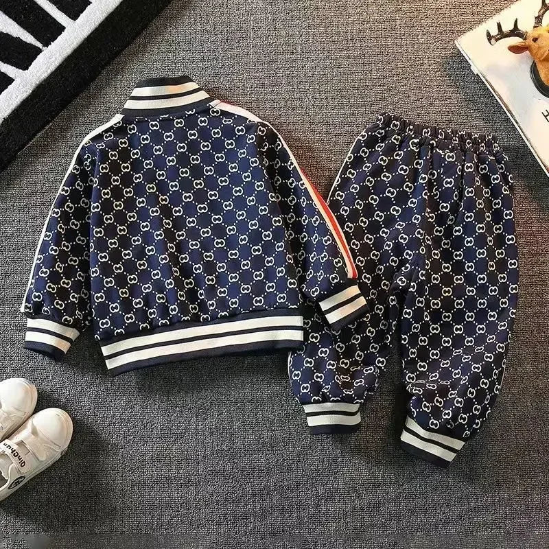 Spring Autumn Boys Clothing Sets Kids Fashion Cotton Coats+Pants 2pcs Tracksuits For Baby Children Sports Suits Toddler 2-12T.
