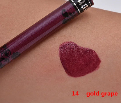 14 Color Liquid Lipstick Makeup Sexy Colors Lips Paint Matte Lipstick Waterproof Long Lasting Lipgloss Beauty Maquiagem.