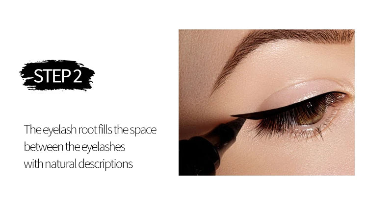 YANQINA Liquid Eyeliner Pencil 4D Waterproof Mascara Set Cosmetics Eye Liner Thick Curling Mascara Eyebrow Pencil Eyes Makeup.