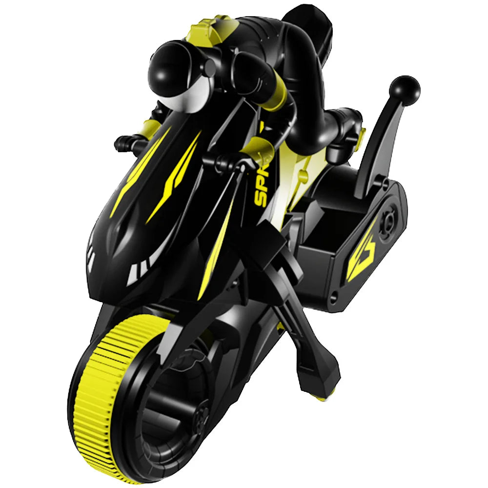 New Stunt Motorcycle 360 ° Rotation Remote Control Car High-Speed Drift Rc Racing Boy Toy Car Model Christmas Halloween Gift